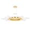Cwi Lighting Collar 21 Light Chandelier With Satin Gold Finish 1121P38-21-602 - alternate 1